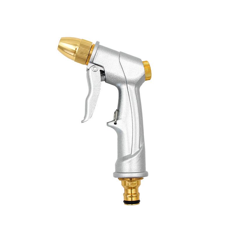 

High Pressure All-Metal Car Wash Water Gun - Tap Connect, Super Strong for Household.