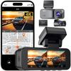 JADO Dash Front and Rear Compact Dash 4K UHD 8 IMX415 Super Night Large Aperture Impact Parking LED Signal Waterproof Rear Angle 64GB Card Japanese