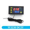 W3230 12V 24V AC110-220V Probe Line 20A Digital Temperature Control LED Display Thermostat With Heat/Cooling Control Instrument