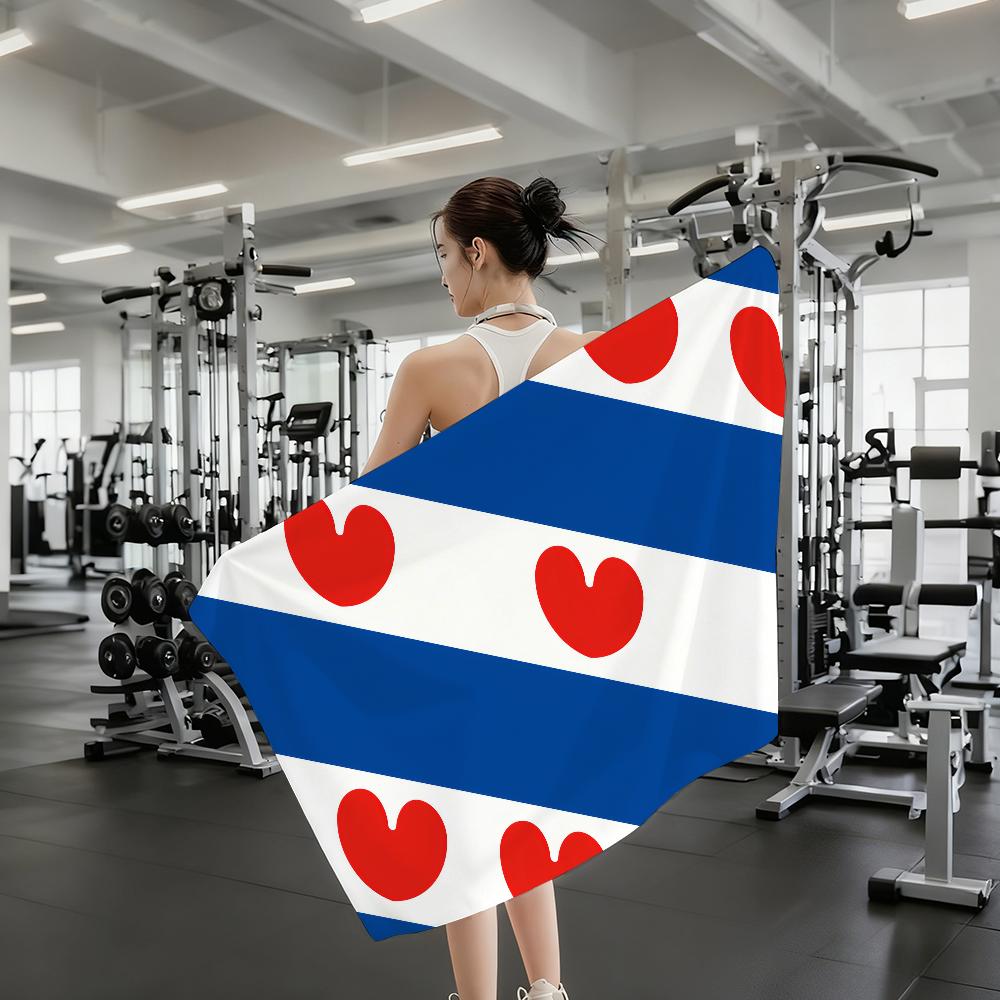 Netherlands Friesland Province Towel Shower Sauna Travel Spa Quick Dry Gym Accessories Soft Large Beach Towels