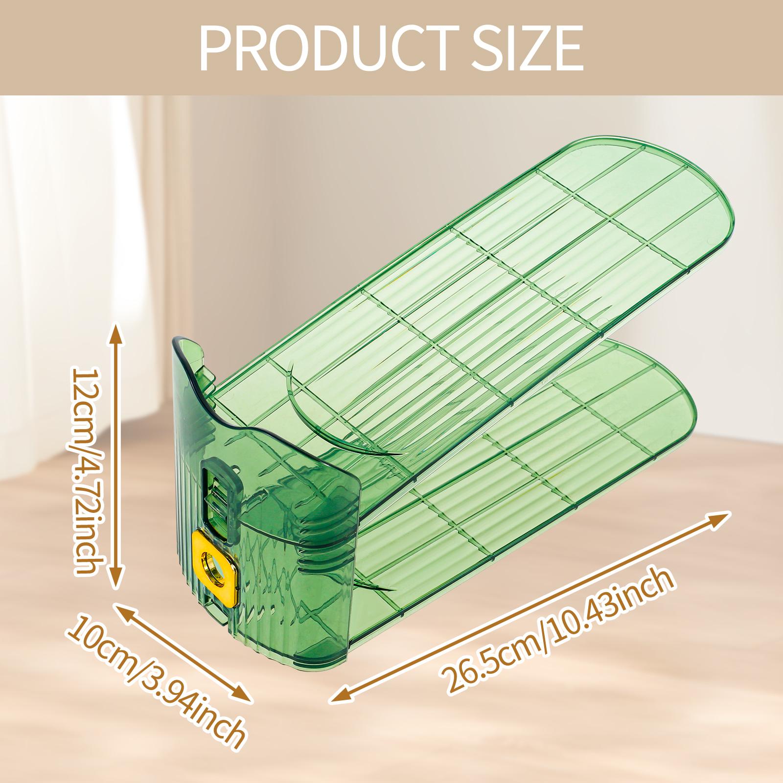 

6PCS/Set Adjustable Shoe Stacker Shoe Rack Holder Easy to Clean Elegant Shoe Slots Organizers Shoe Stand Clear Space Saver