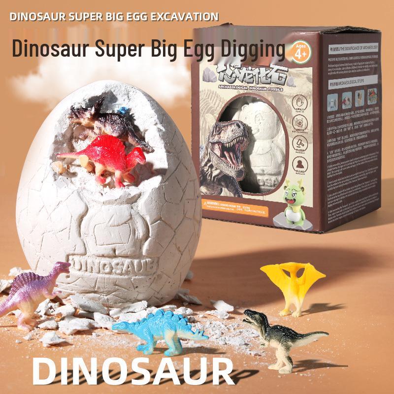 Giant Dinosaur Egg Excavation Kit - Educational DIY Science Toy for Kids