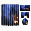 Halloween Bathroom Four-Piece Combination Set Bedroom Non-Slip Carpet Floor Mat Door Mat