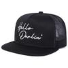 Unisex Hello Darlin Letter Embroidery Hip-Hop Net Hats Spring Summer Outdoor Adjustable Casual Baseball Caps Sunscreen Hat