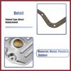 1 Set Transmission Filter Oil Pan Gasket Kit for Lexus ES300 RX300 for Toyota Camry Highlander RAV4 3533006010 353300W010 Transmission Valve Pan