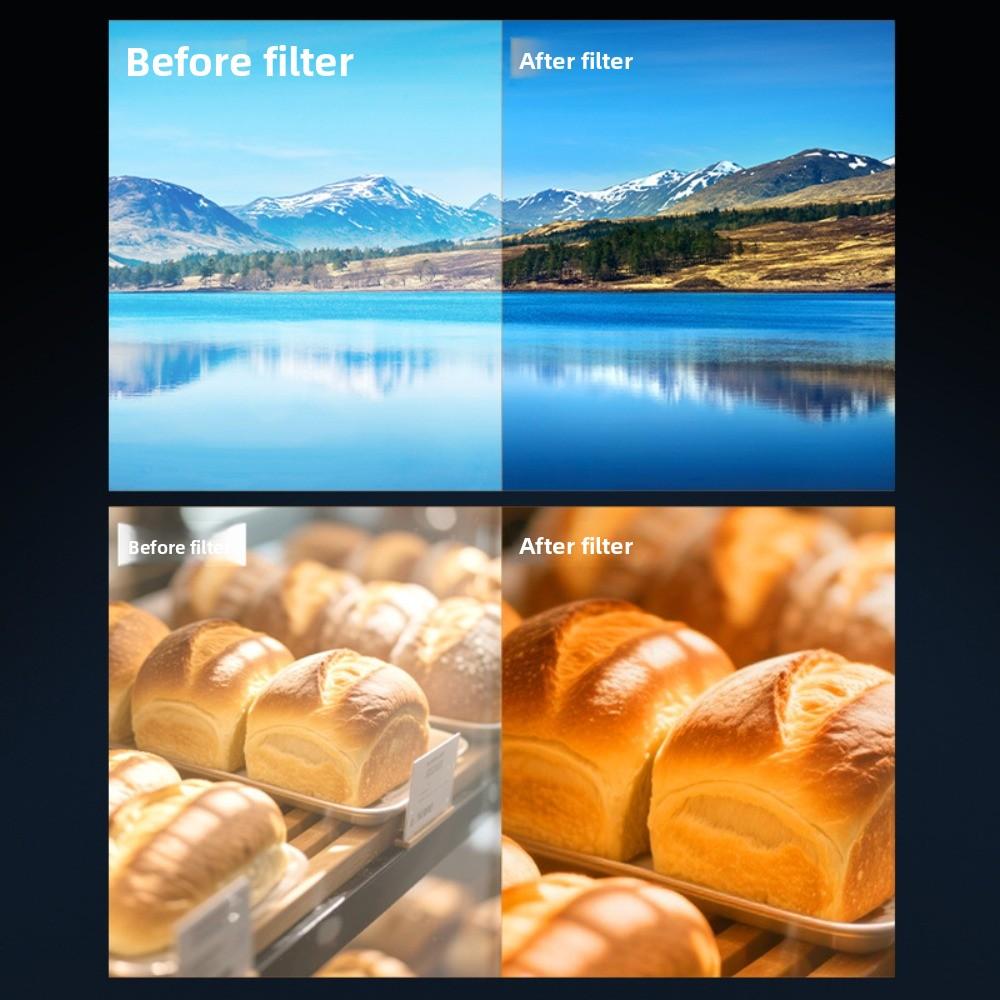 52mm Mobile Phone Polarizing Filter Magnetic Phone Filter Lens CPL Phone Filter Water Surfaces