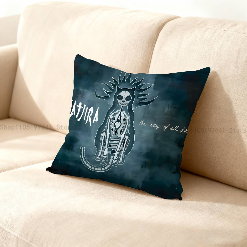 Band G-GojiraS Pillow Case cute cartoon anime peripheralsBedroom Sofa Decorative Cushion Cover Soft Cushion Cover 12x12Inch