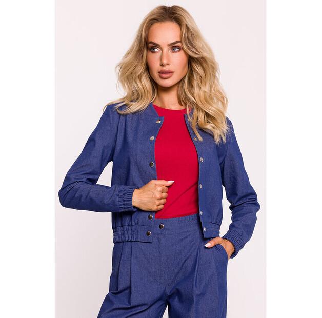 Куртка Made of Emotion bomber Синяя Active Fit EU S