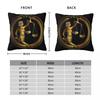 Lady Justice Square Pillowcase Polyester Linen Velvet Creative Zip Decor Pillow Case Home Cushion Cover