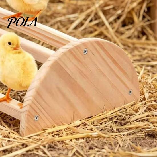 Poultry Coop Perch Wooden Chick Stand, Pine Wood Chicken Roosting Bar, Semi-Circular Bird Stand Toy Jungle Gym for Brooder Parrots Use, Assembly