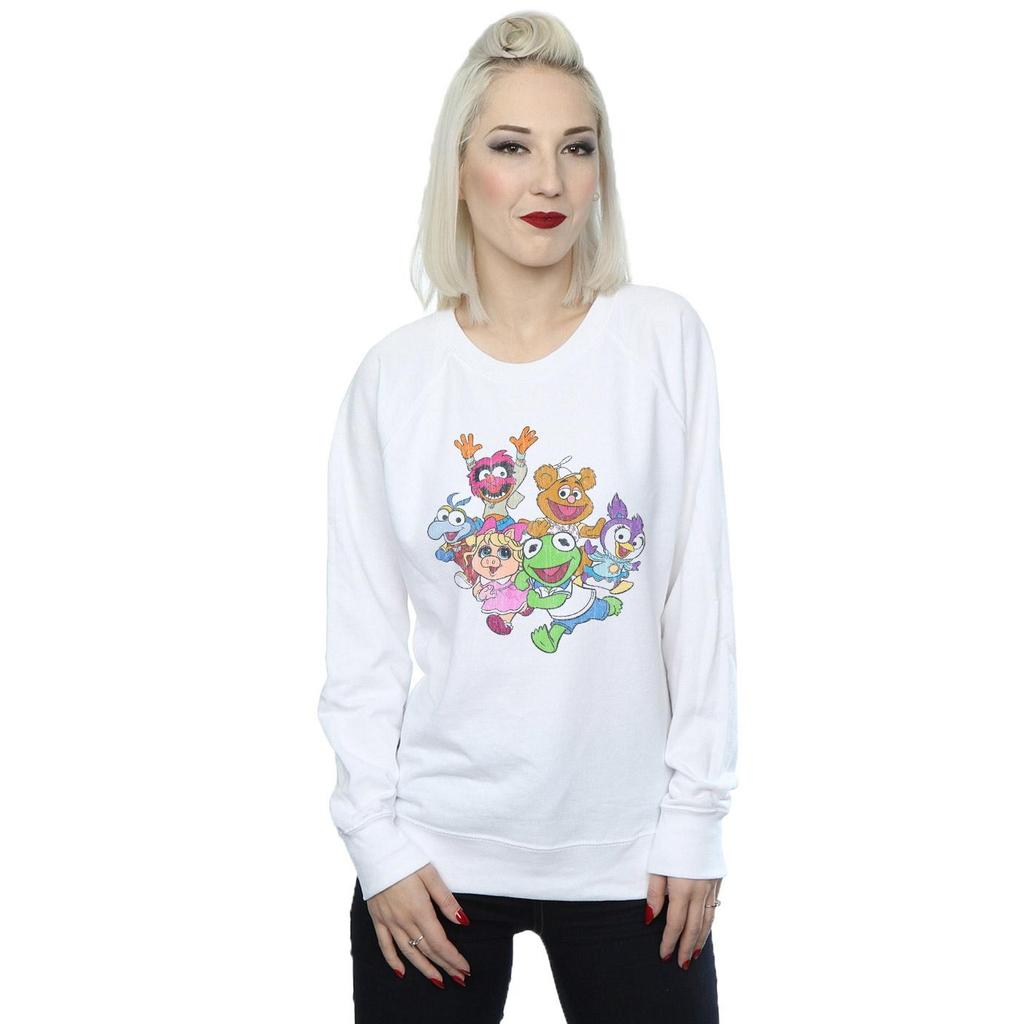 Disney Womens/Ladies The Muppets Muppet Babies Colour Group Sweatshirt