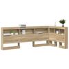 Storage Headboard Sonoma Oak 75 cm Particle Board