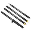 2 Meter 4 Section Survey Pole RTK GPS Carbon Fibre Surveying Prism Pole with Level Bubble 0mm