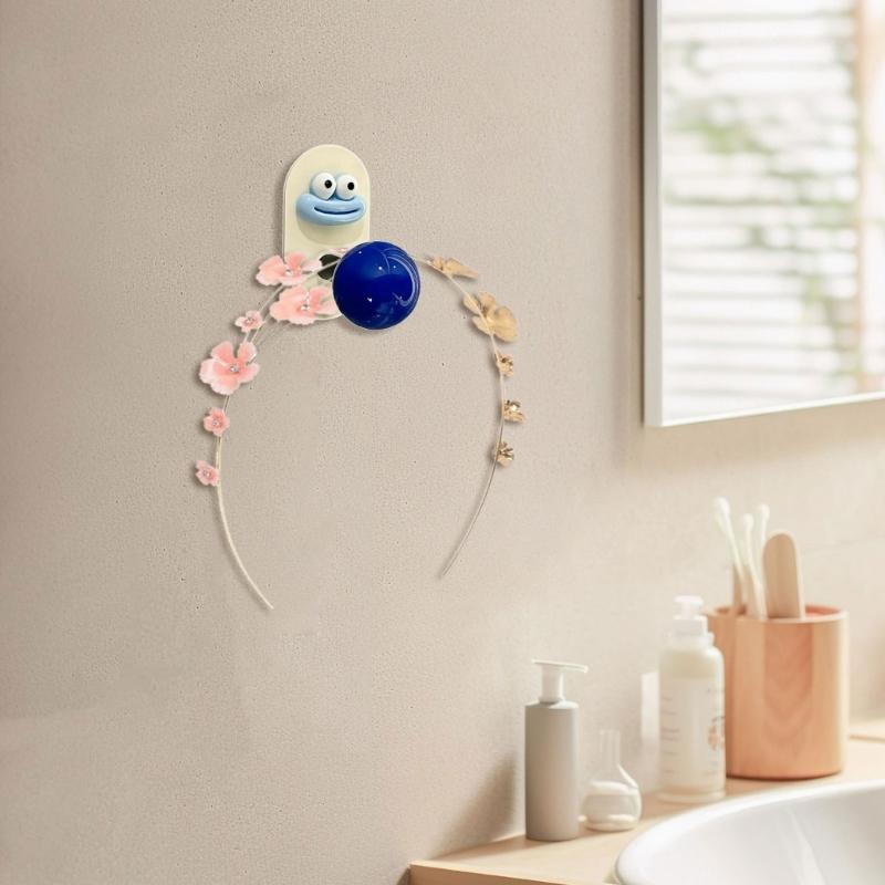 Space Saving Hair Accessory Holder Stylish Dopamine Hook for Hairband and Scrunchie Women Hair Tie Storage Rack