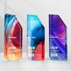 Trophée en Cristal Haut de Gamme pour la Récompense de l'Employé Exceptionnel lors de la Réunion Annuelle