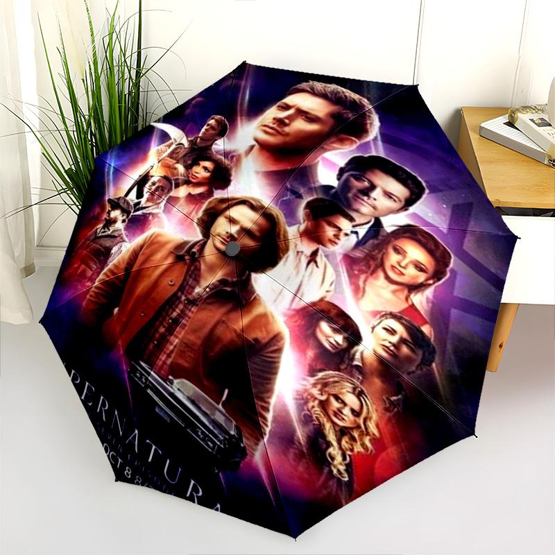 Supernatural Forces Unleashed Folding umbrella Portable durable Sun umbrella Umbrella Gift