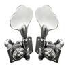 4Pcs Open Gear Bass Tuner Electric Bass Machine Head Left Right Hand Guitar Bass Tuning Key Peg Replacement Parts