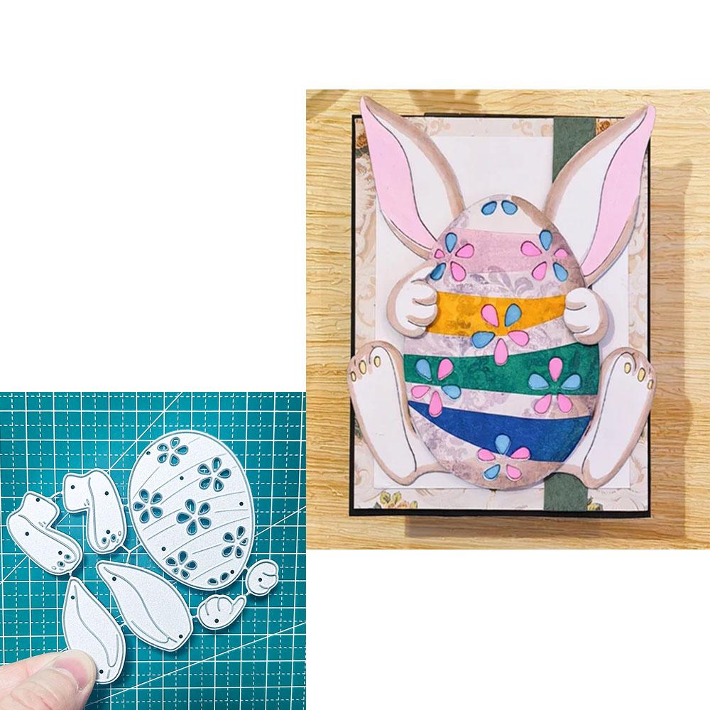 

Easter Rabbit Egg Metal Cutting Dies for Scrapbooking Photo Album Decoration DIY Cards Making Craft Dies Cut dies