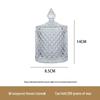 Mongolian Yurt Glass Candle Cup with Lid – DIY Scented Soy Wax Container Candlestick