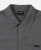 GROOVE RHYME Nylon Long Sleeve Shacket (3 Colors) (Frbrciv781M)