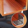 Edelstahl L-förmigen Ecke Code Rechtwinklig Laminat Möbel Bord Hardware Rechtwinklig Halterung Schrank Kleine Stecker