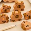 10Pcs Kawaii Capybara Eraser Soft School Supplies Clean Mess Free Stationary Office Student Rubber Eraser For Kids Gift