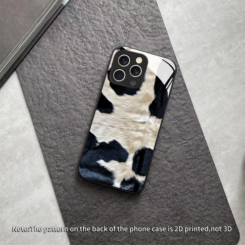 Creative cow texture pattern new phone case suitable for iPhone 17 16 15 14 13 12 11 Pro/Max/Plus anti drop and shockproof