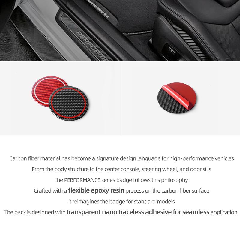 For Ford F150 SVT Raptor 2015-2020 Carbon Fiber Center Console Cup Holder Mats Coasters Trim Car Interior Tuning Accessories