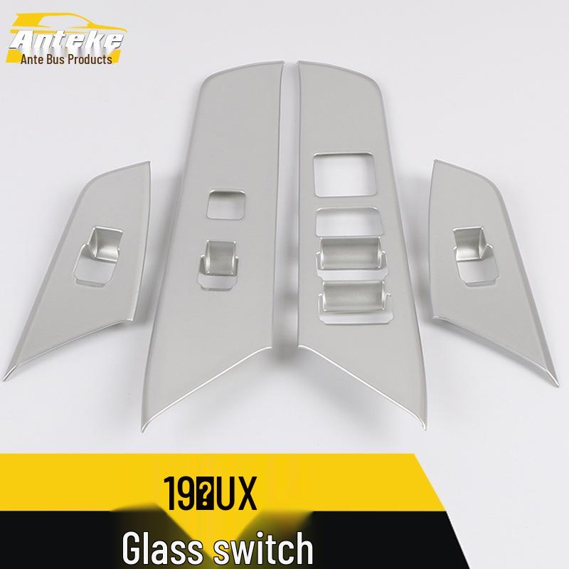 Glass Switch Sequins for 2019 Lexus UX: Door Window Armrest Lift Button Frame