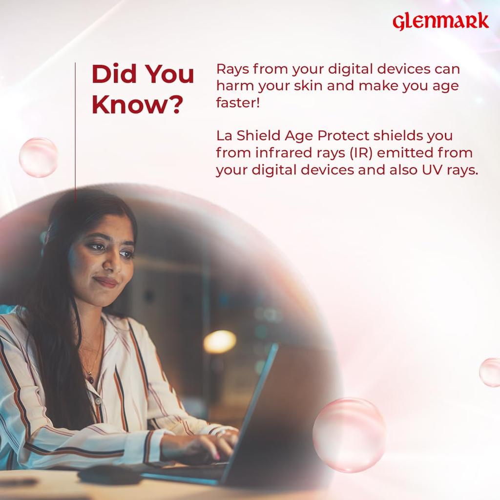 La Shield IR SPF 30 PA+++ Mineral Sunscreen Gel 60g | Broad Spectrum UVA UVB IR Protection | Oil-Free Lightweight Formula For All Skin Types