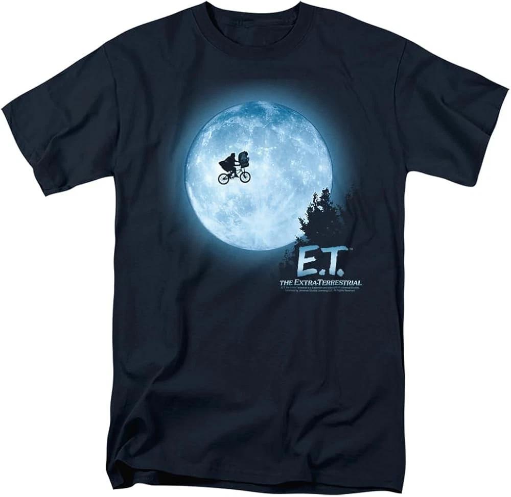 Classic E.T. Flying Bicycle Across The Moon T Shirt S