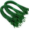 200 Piece Pre Cut Cord with Clip Locking Decoration Fasteners Rope Ornament Hook String for Christmas Tree Ornamentation P9YB