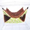 Hamster Hammock Double Layer Thick Plush Hanging Sleeping Bag Hamster Cage Keep Warm Cotton Nest for Totoro Guinea Pig Winter