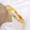 Starry Sky Silver Titanium Steel Bracelet for Women - High-End, Versatile, Full Diamond, Non-Fading Fashion Accessory