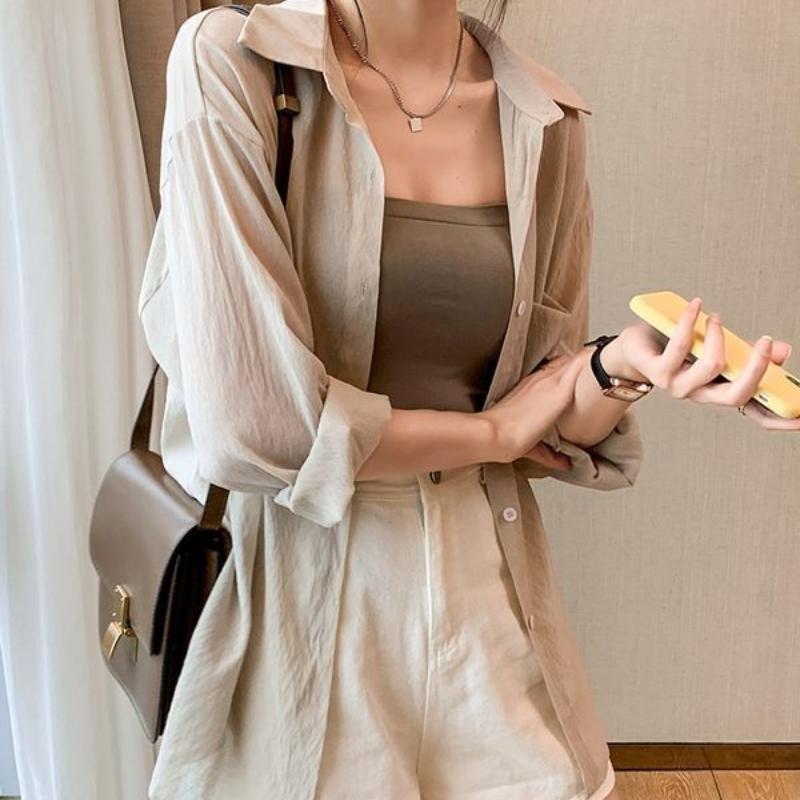 Sunscreen Shirt Women's UV Protection Summer Shawl Air Conditioning Outfit Cardigan Lightweight Top Jacket