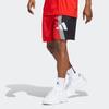 Adidas Pro Madness Skin-Friendly Lightweight Comfortable Breathable Casual Shorts Men Shorts Bright-Red HE2882