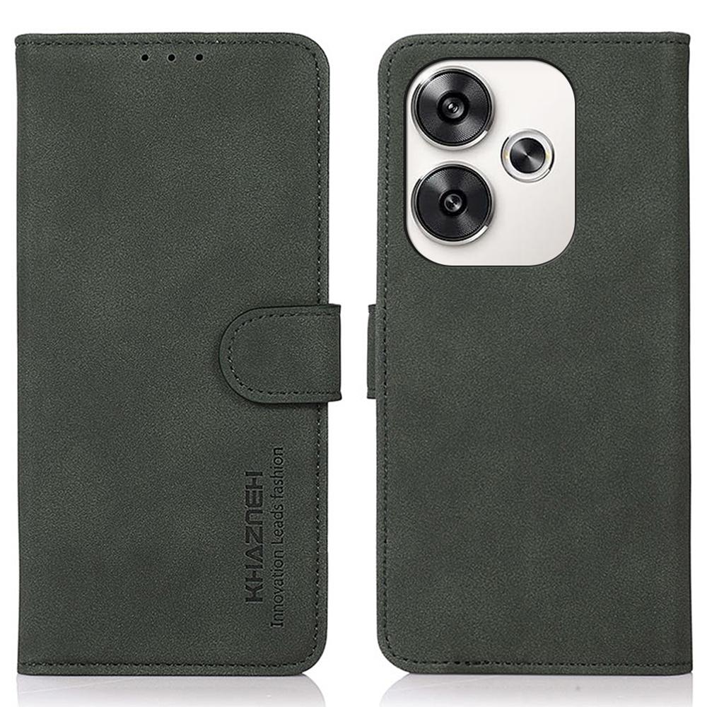 

KHAZNEH For Xiaomi Poco F6 5G/Redmi Turbo 3 5G Case Magnetic Clasp Leather Mobile Phone Cover C