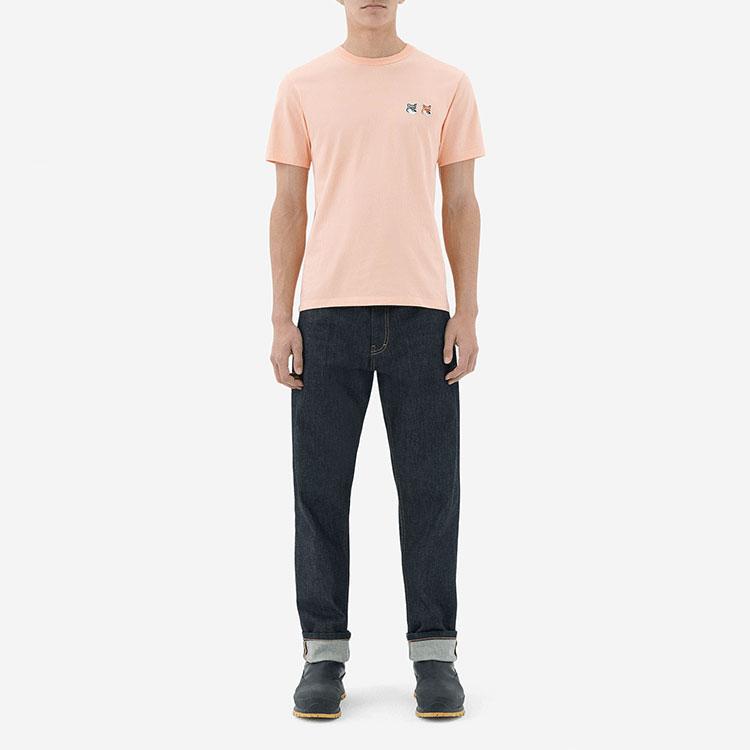 Maison Kitsune Fox Short Sleeve T-Shirt Unisex tops IU00114KJ0008-P612