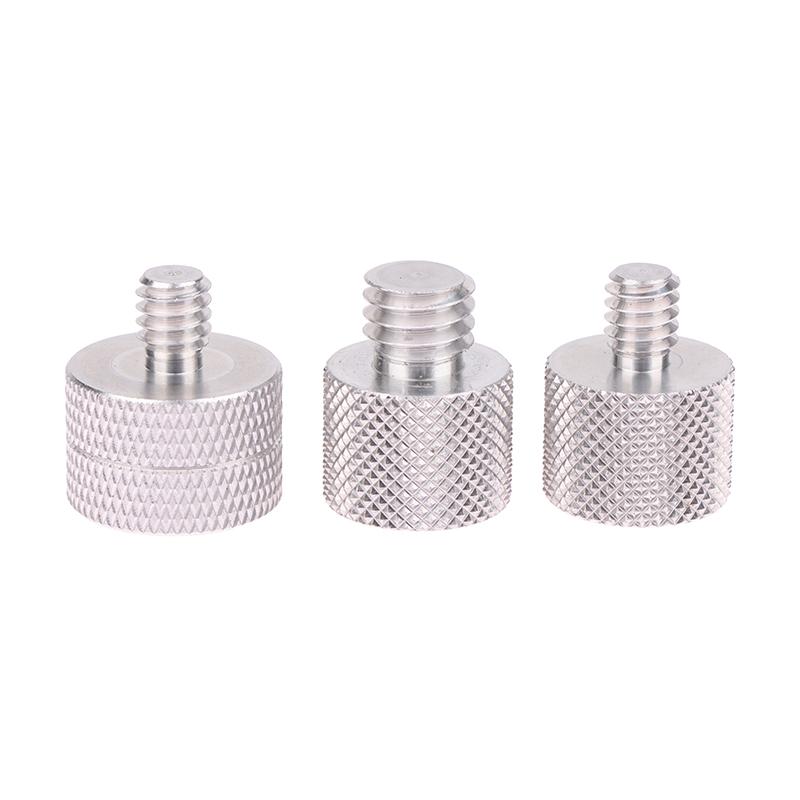 3/8" To 1/4" Male To Female Thread Screw Mount Adapter Tripod Plate Screw Capacitor Mic Shockproof Frame Screws