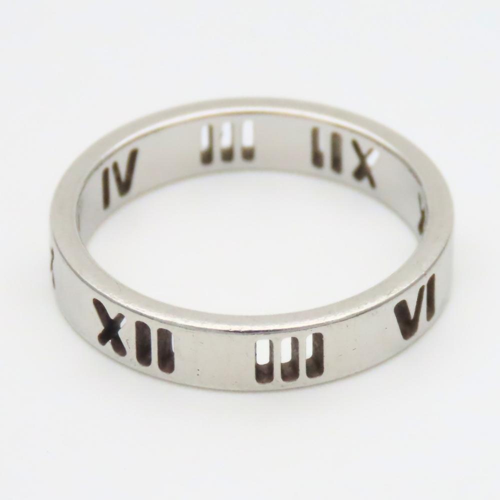 Used TIFFANY&Co. Ring Atlas EU#51 Silver925 2.3g Silver open