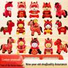 2026 Year of the Horse Zodiac Plush Pony - Good Fortune Red Gift