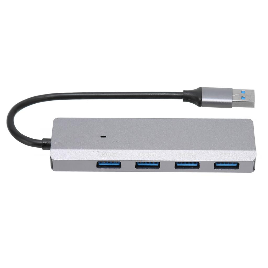 4 in 1 USB Hub Aluminum Alloy Fast Transmission Good Heat Dissipation USB 3.0 Port Expander Docking Station