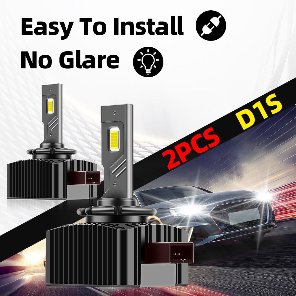 2PCS 30000LM D1S D3S Headlight 35W D2S D2R D4S D4R D5S D8S LED Canbus Lamps Auto LED Lights Bulb For Car Lights 6000K Plug&Play