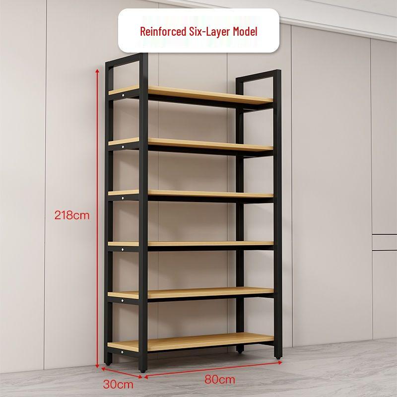Multilayer Floor Standing Bookshelf and Storage Rack