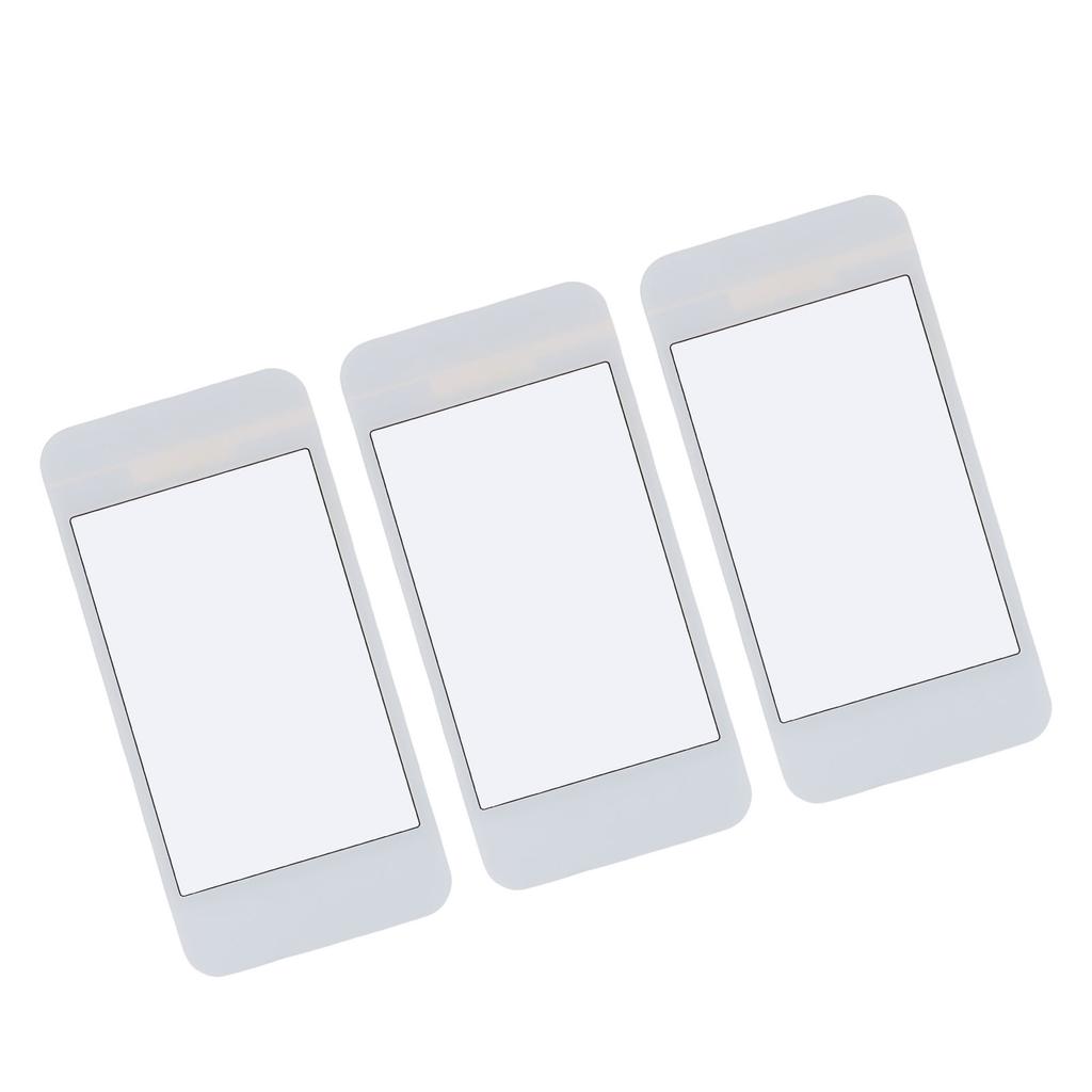 3PCS Top Screen Lens for New 2DS XL Resin Game Console Upper Top Screen Lens Replacement Cover with Adhesive