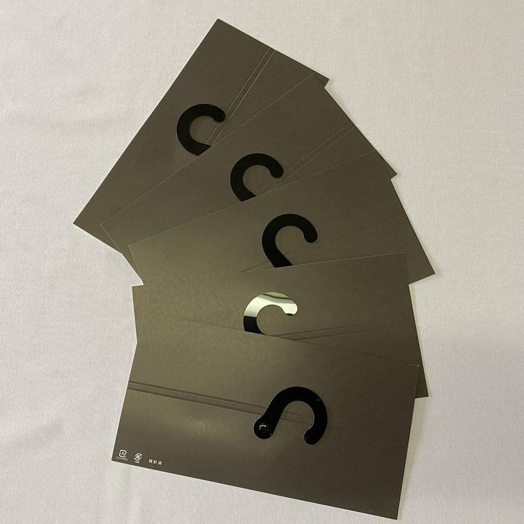 Textile Paper Hangers of (Pack 100)