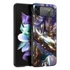 Saint Seiya Cool Black Phone Case For Samsung ZFlip7 ZFlip6 ZFlip5 ZFlip4 ZFlip3 5G Hard Protective Galaxy Z Flip 3 4 5 6 7 Cove