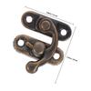 20Pcs Cabinet Latch Vintage Bronze Decorative Hasp Latch Hardware for Wooden Box Case Drawer Small Vintage Buckle Lock