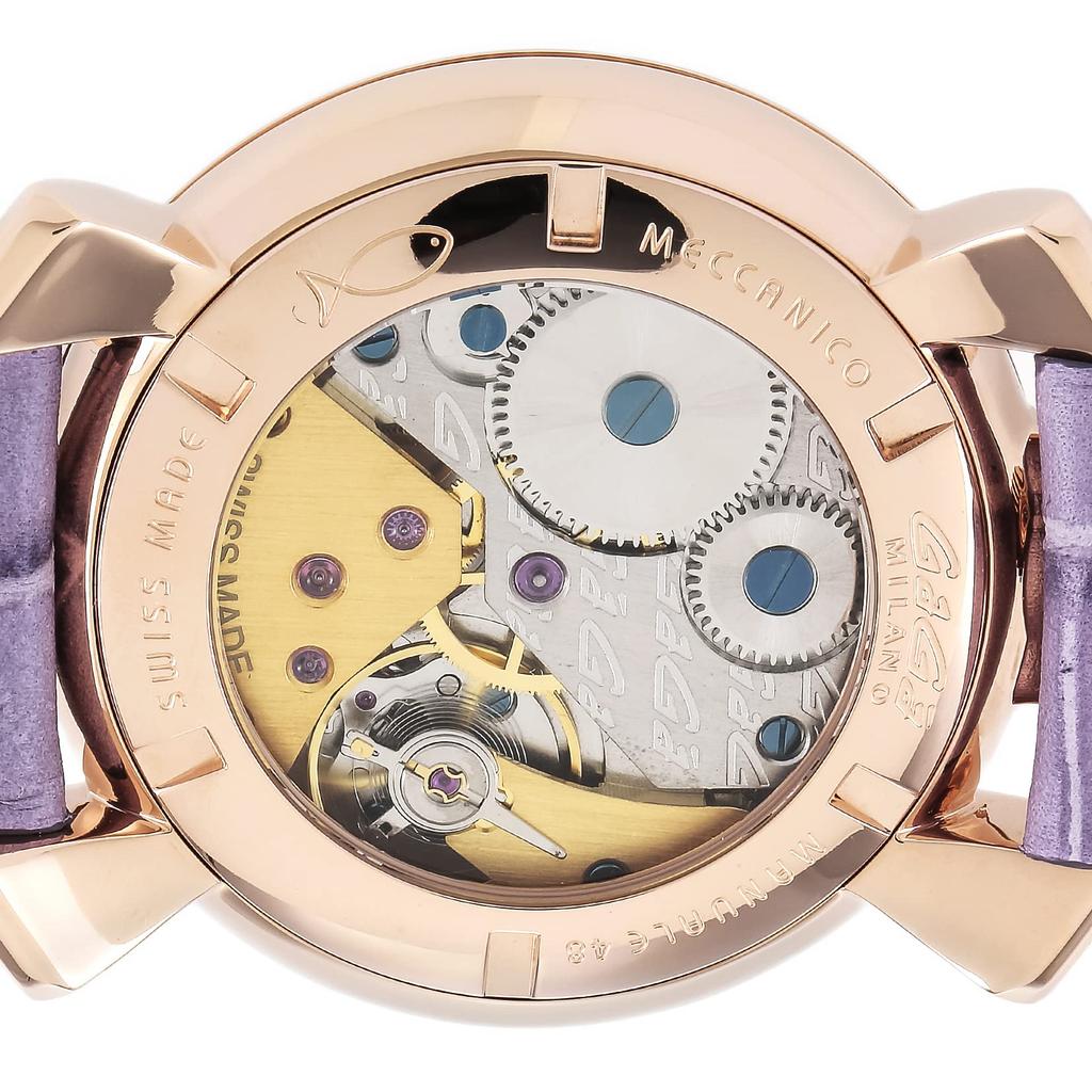 GaGa Milano Outlet MANUALE 48MM Mosaic Dial Watch (No Original Box), Manual Winding, Water Resistant, Model 5011MOS01S Mosaic [Parallel Import]