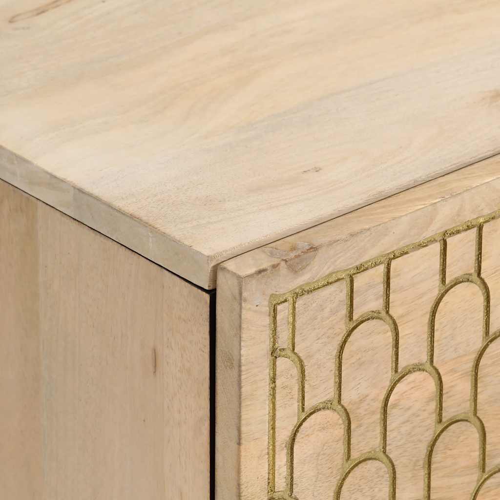 Nightstands (2 pcs) 40 x 33 x 46 cm Solid Mango Wood
